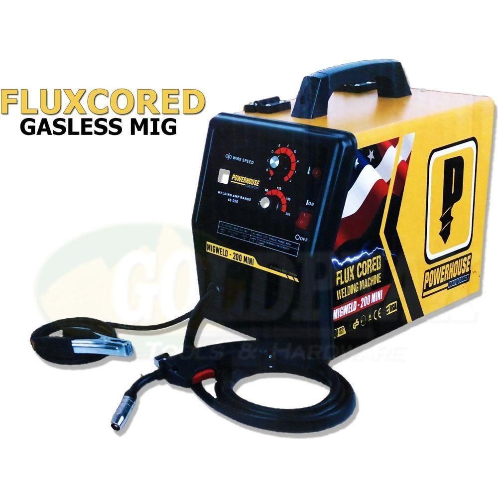 Powerhouse MIGWELD-200 MINI MIG Welding Machine (Fluxcored) - Goldpeak Tools PH Powerhouse Powerhouse MIGWELD-200 MINI MIG Welding Machine (Fluxcored) - Goldpeak Tools PH Powerhouse